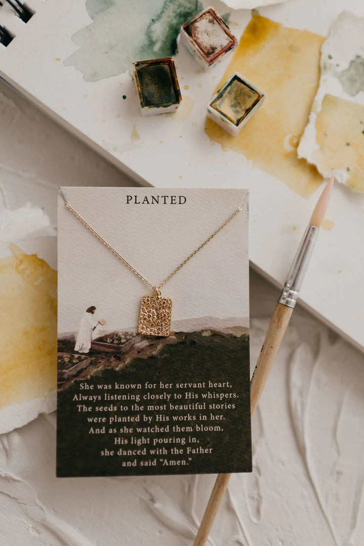 Dear Heart Planted Necklace