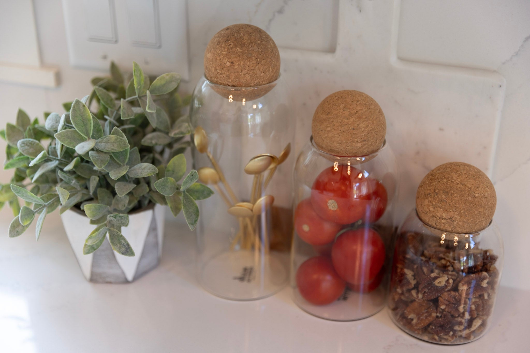 Glass & Cork Canister
